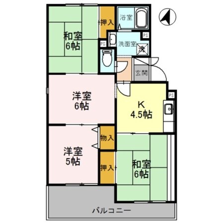 小林駅 徒歩31分 3階の物件間取画像